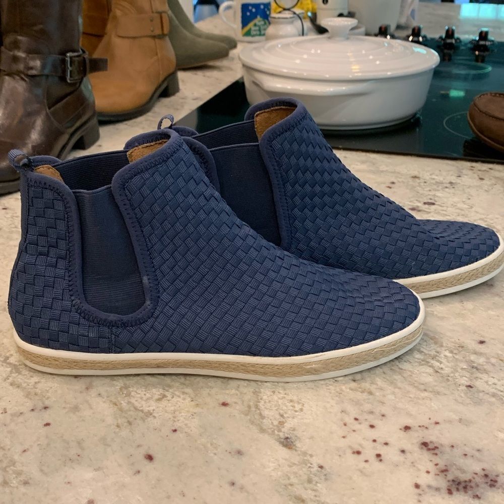 Aerosols Fun Fair Blue Woven High Top 7.5 NEW